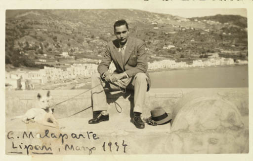 Curzio Malaparte, Lipari, 1934 rok