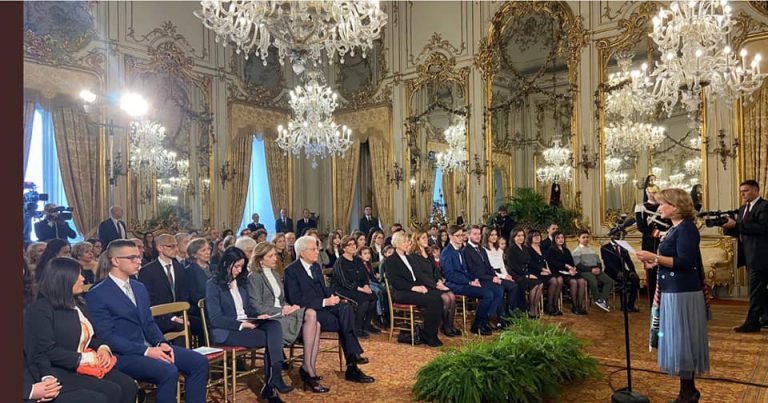 Polska Szkoła w Rzymie z wizytą u prezydenta Włoch - Polacy we Włoszech